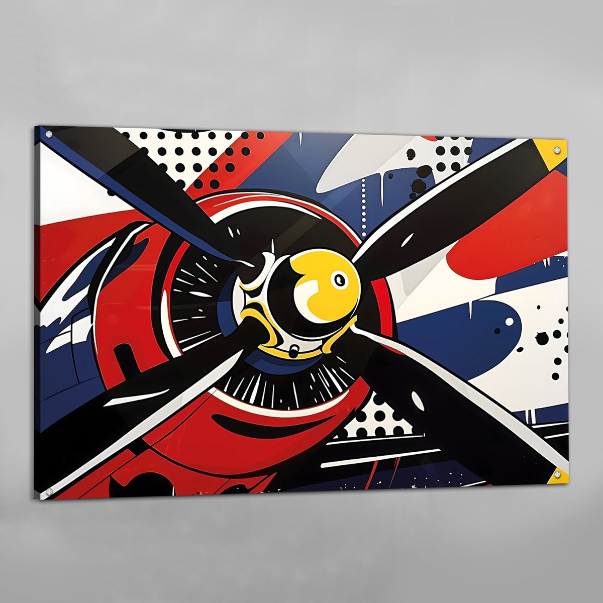 Plane Pop Art Canvas - The Trendy Art