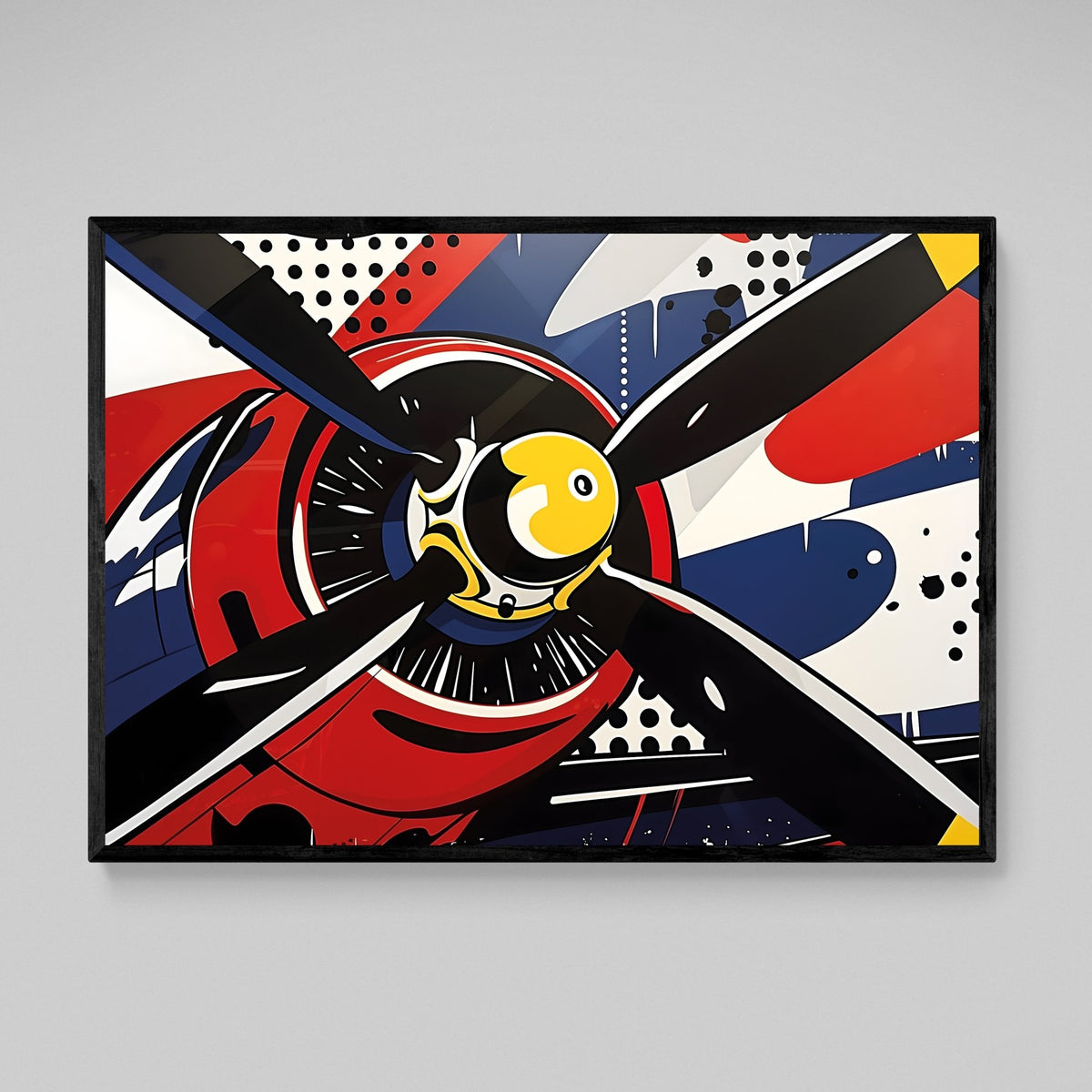 Plane Pop Art Canvas - The Trendy Art