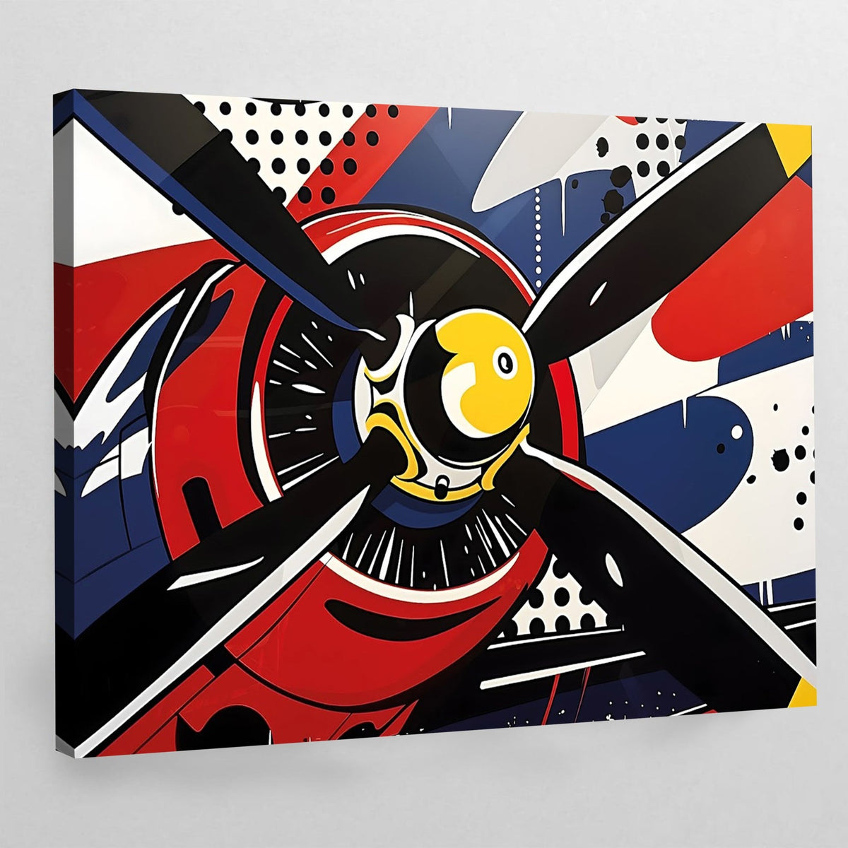 Plane Pop Art Canvas - The Trendy Art