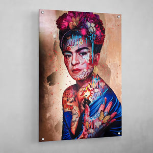 Pop Art Frida Kahlo Canvas - The Trendy Art