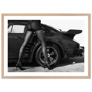 Porsche Style Black and White Wall Art - The Trendy Art