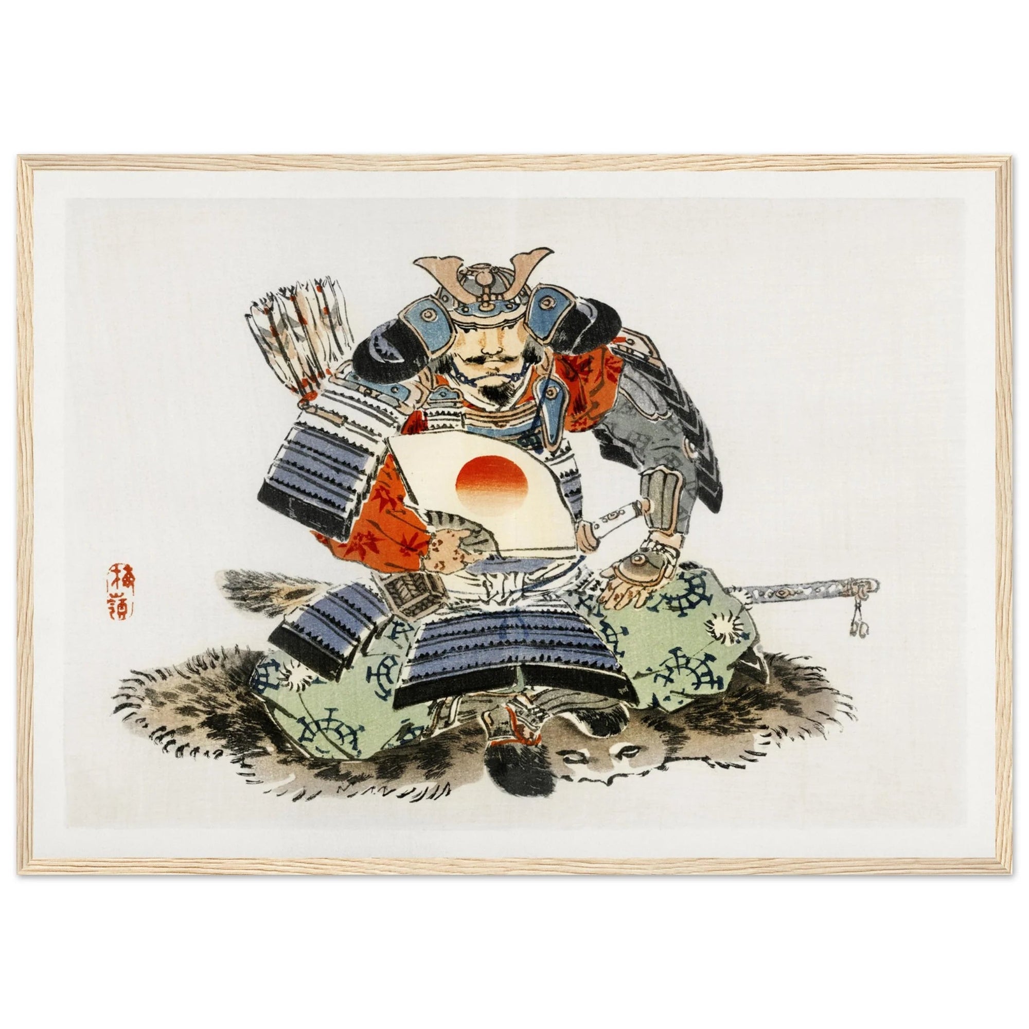 Samurai Wall Art - The Trendy Art