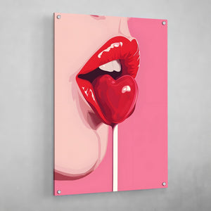 Sensual Lollipop Pop Art Canvas - The Trendy Art