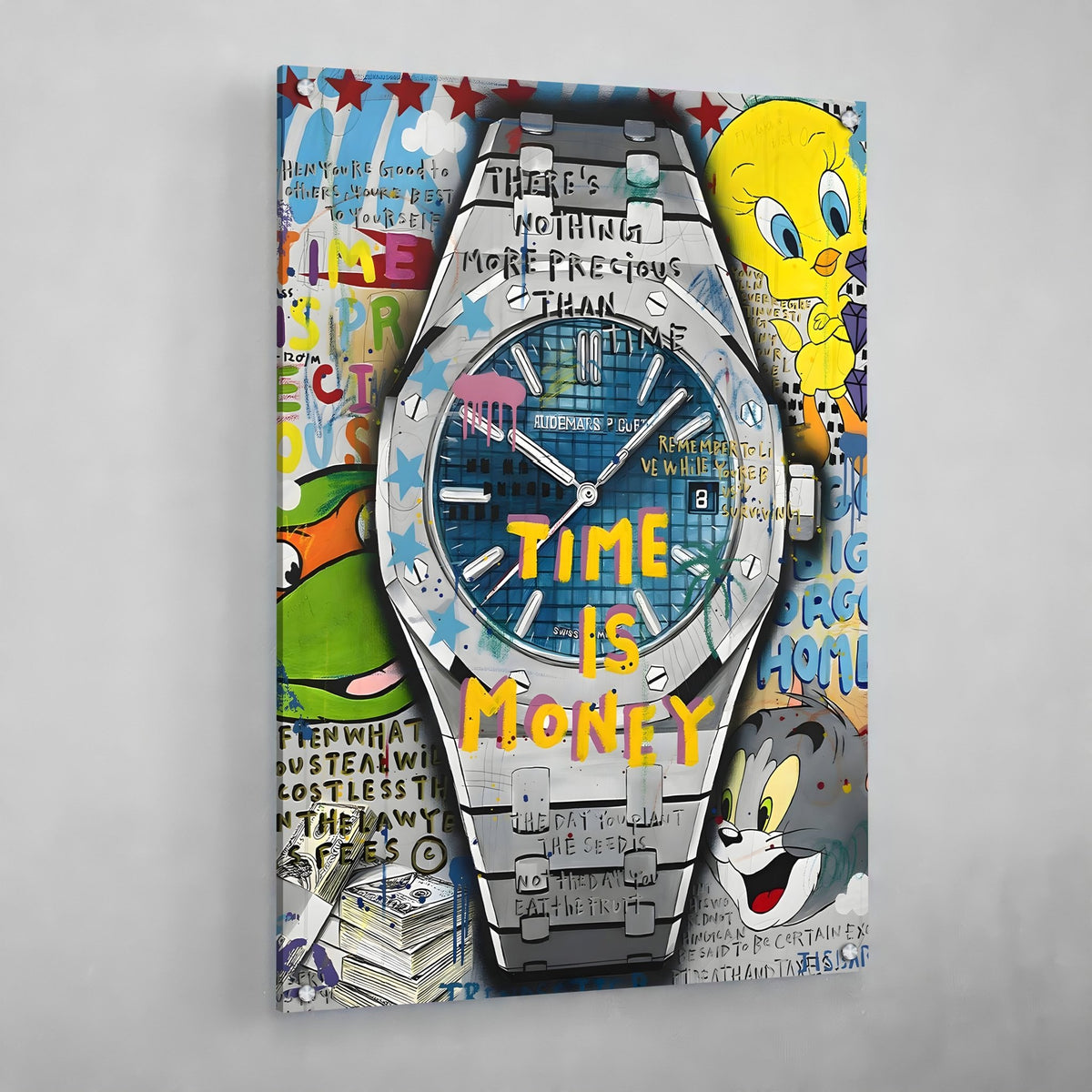 Street Art Luxury Watch Canvas - The Trendy Art