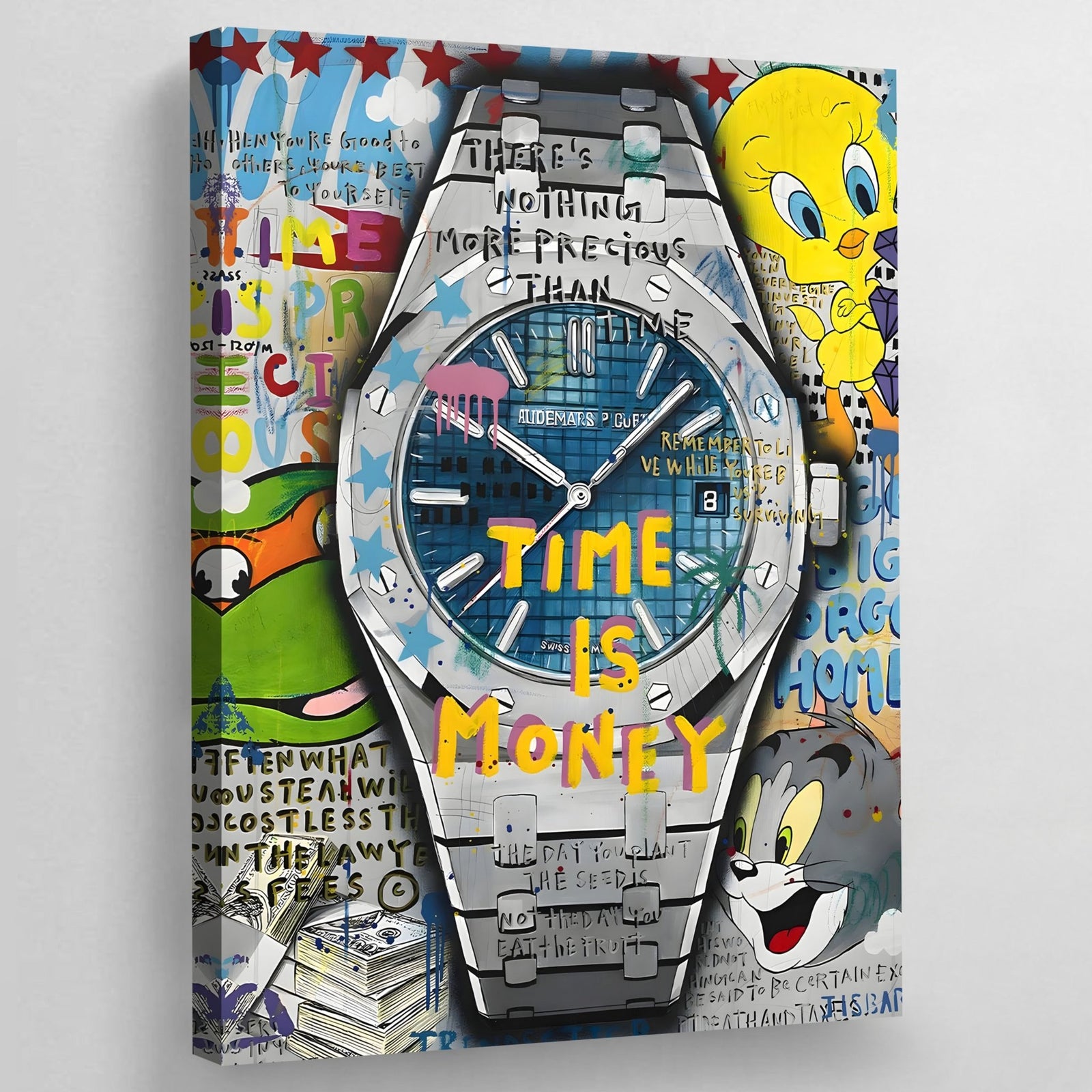 Street Art Luxury Watch Canvas - The Trendy Art