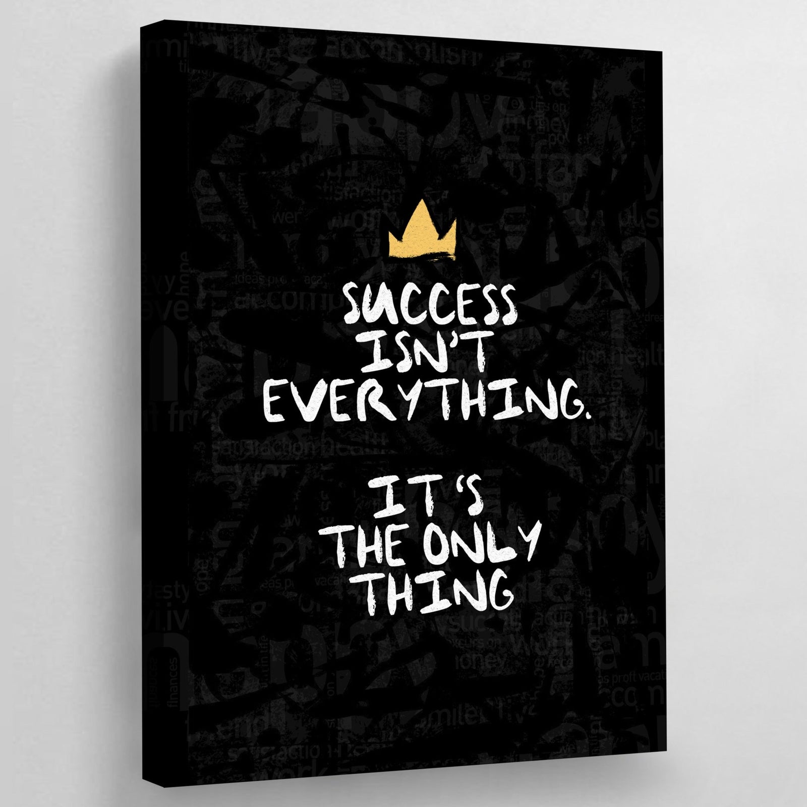 Success Isn't Everything Motivational Wall Art - The Trendy Art