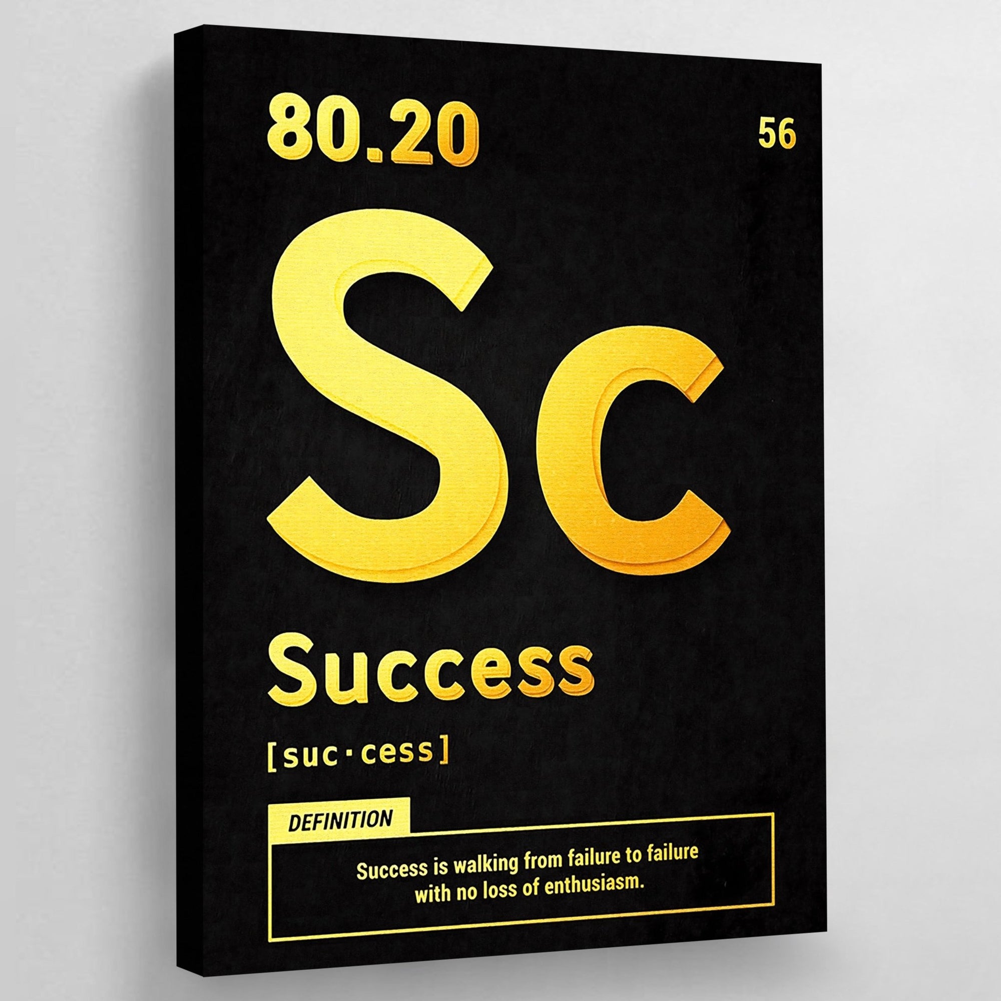 Success Motivational Wall Art - The Trendy Art