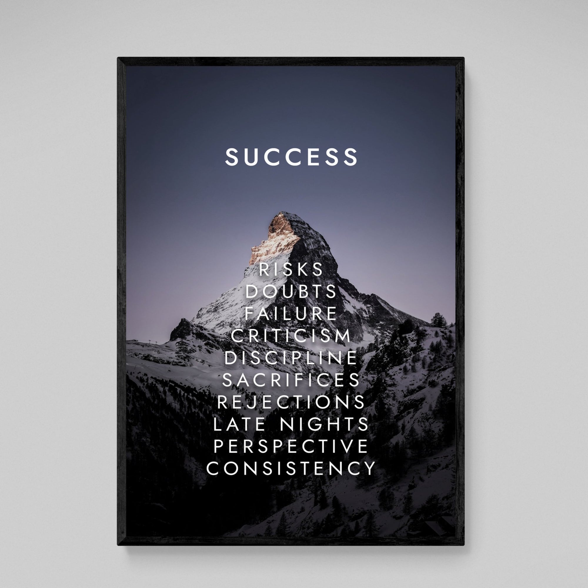 Success Poster - The Trendy Art