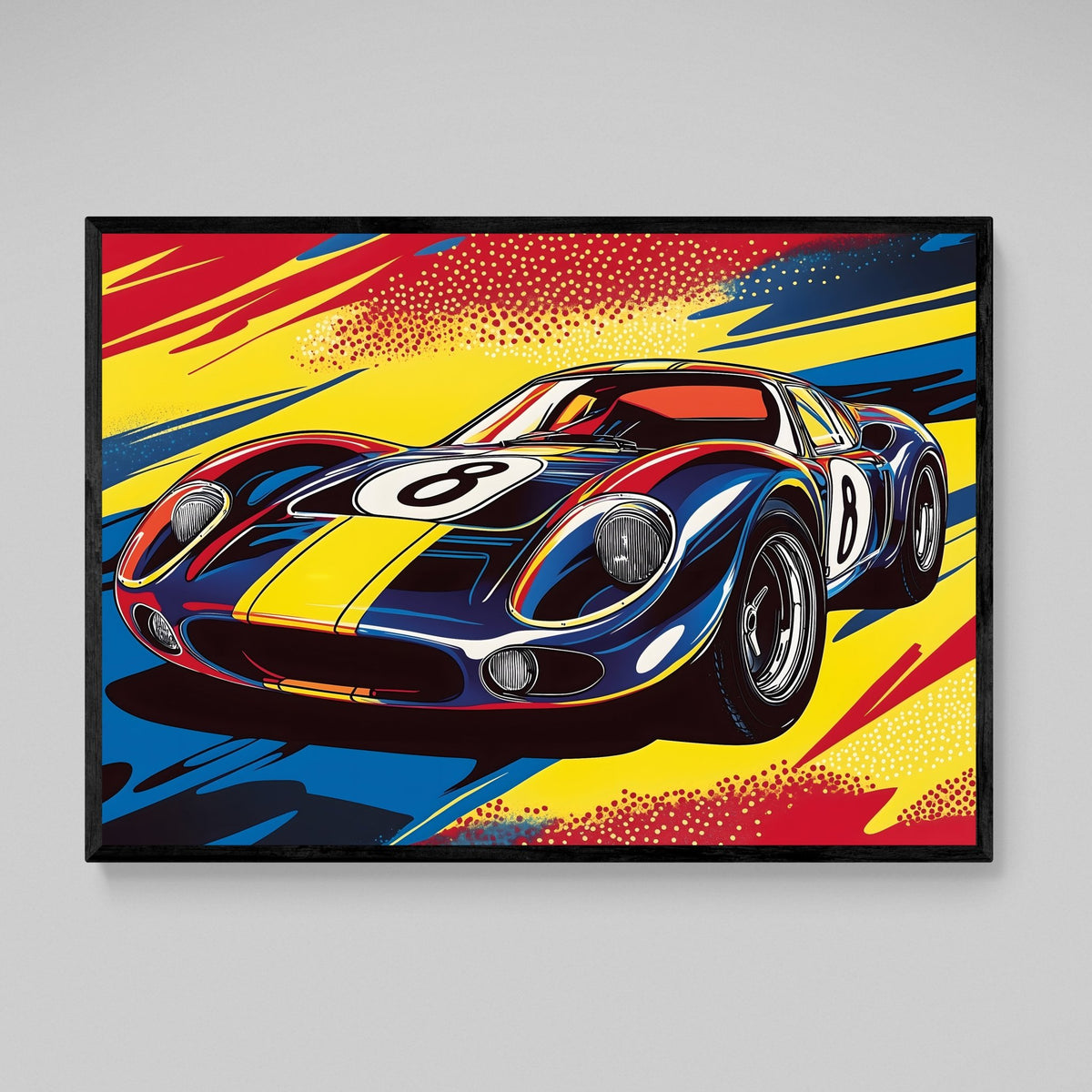 Supercar Pop Art Canvas - The Trendy Art