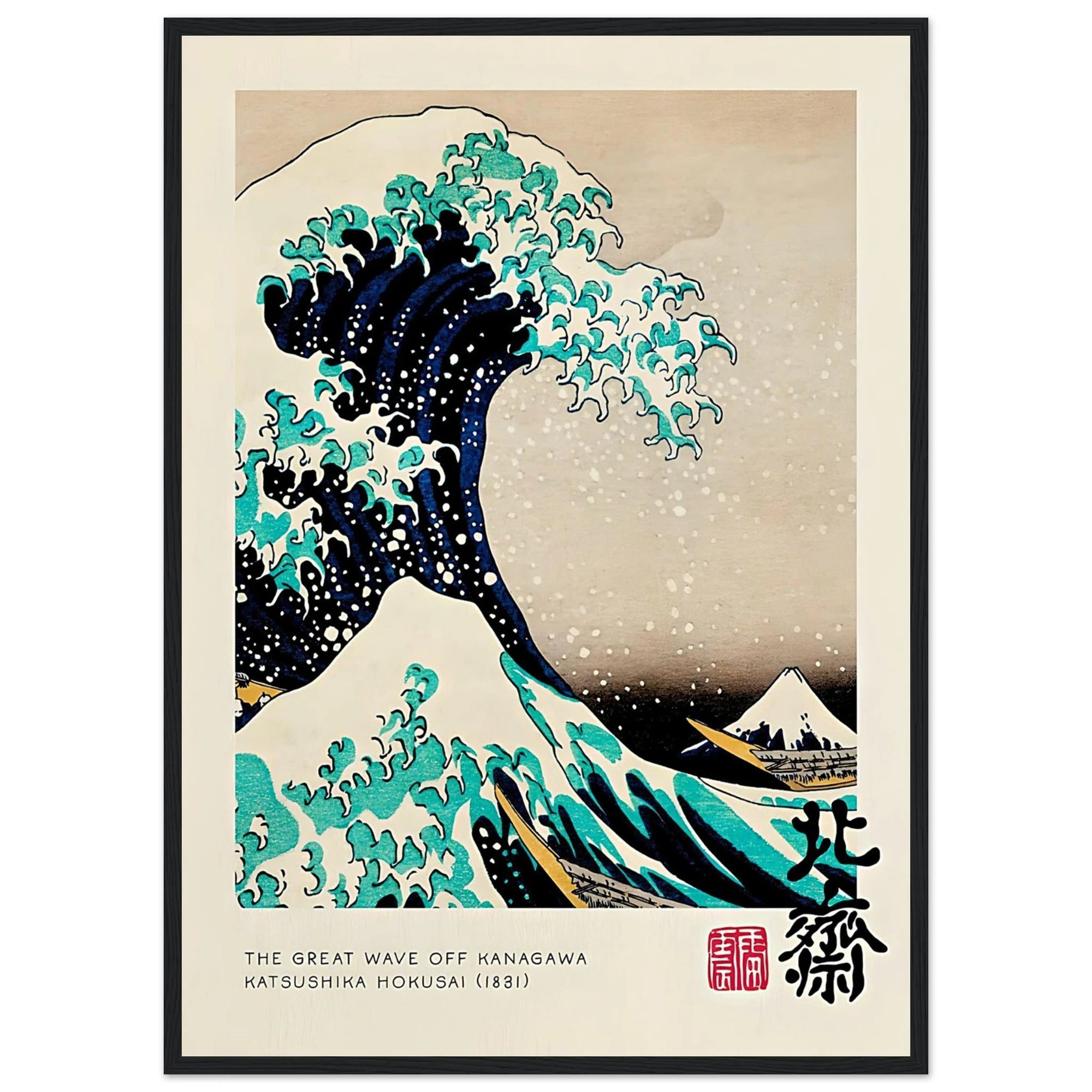 The Great Wave Off Kanagawa Print - The Trendy Art