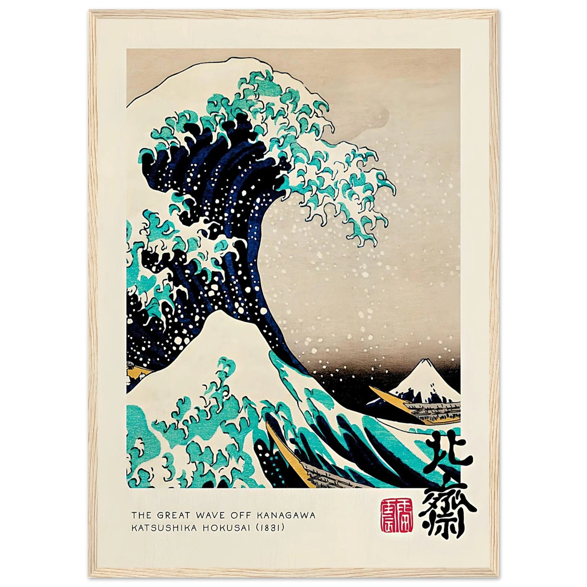 The Great Wave Off Kanagawa Print - The Trendy Art