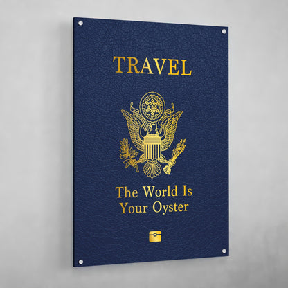 The World Is Your Oyster Poster - The Trendy Art