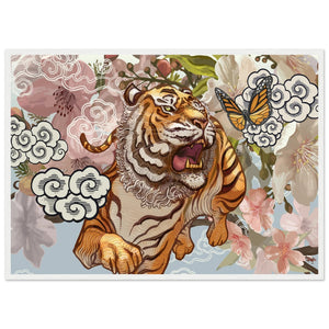 Tiger Japanese Wall Art - The Trendy Art