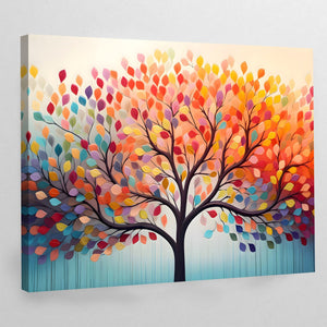 Tree Of Life Colorful Wall Art - The Trendy Art