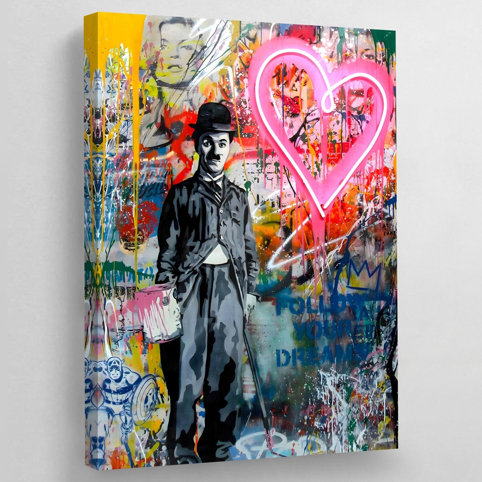 Urban Love Graffiti Wall Art - The Trendy Art