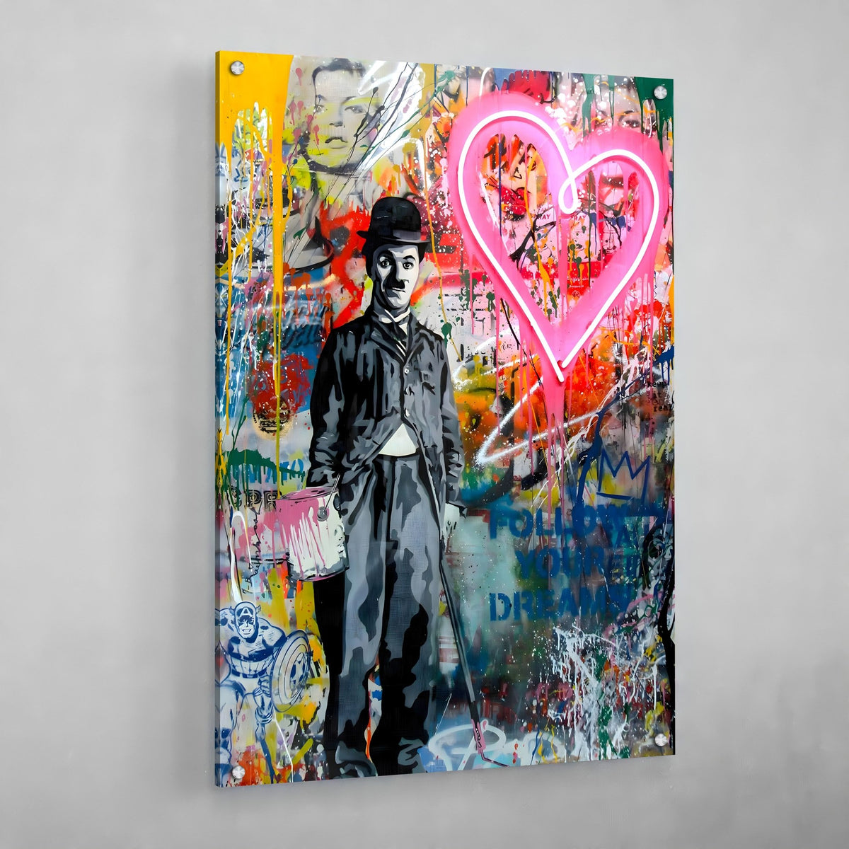 Urban Love Graffiti Wall Art - The Trendy Art