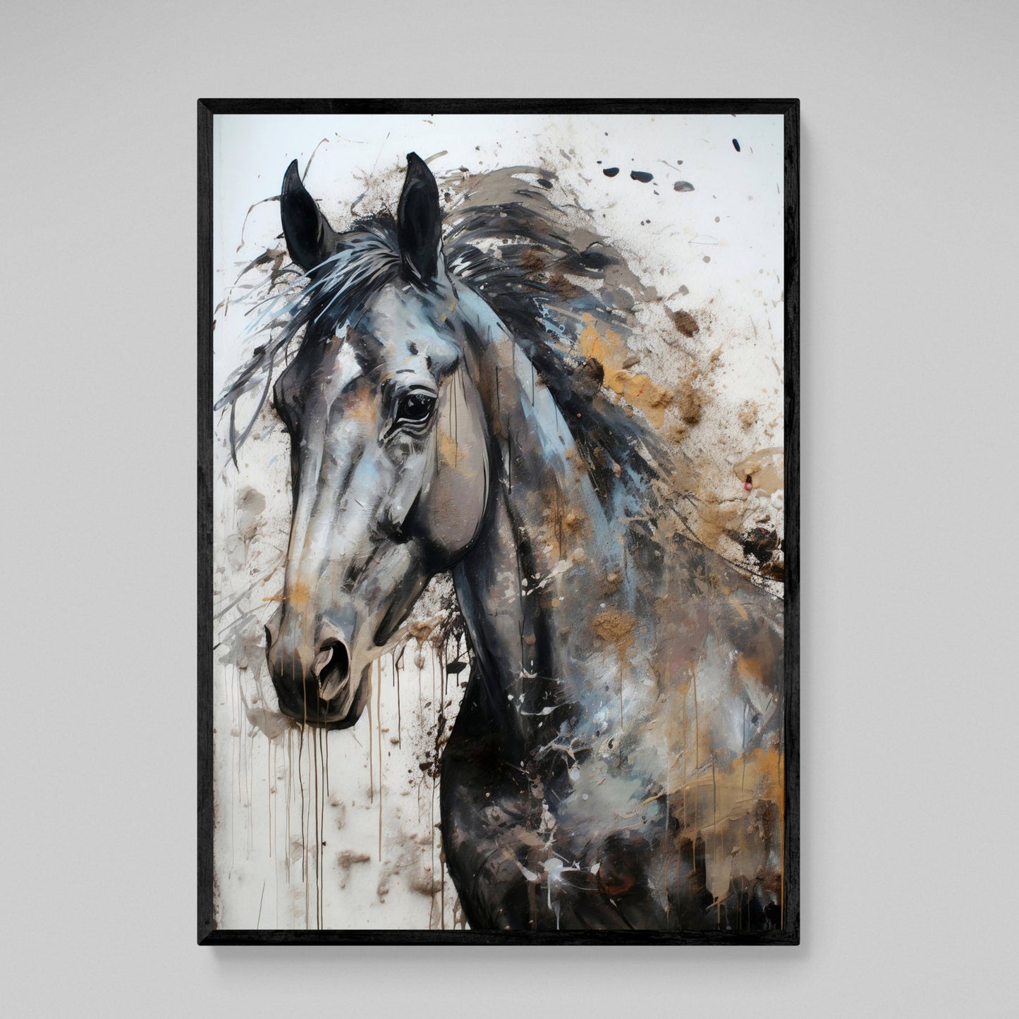 Vintage Horse Wall Art - The Trendy Art