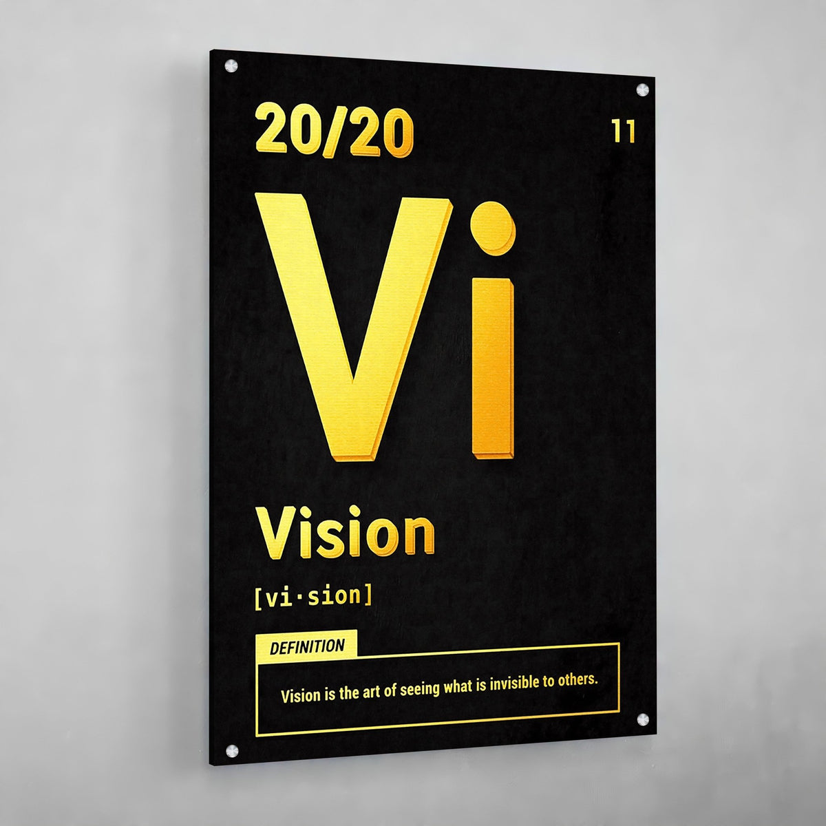Vision Motivational Wall Art - The Trendy Art