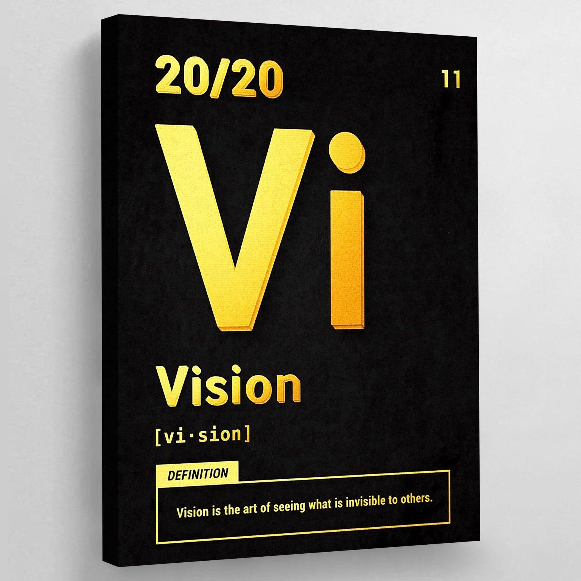 Vision Motivational Wall Art - The Trendy Art