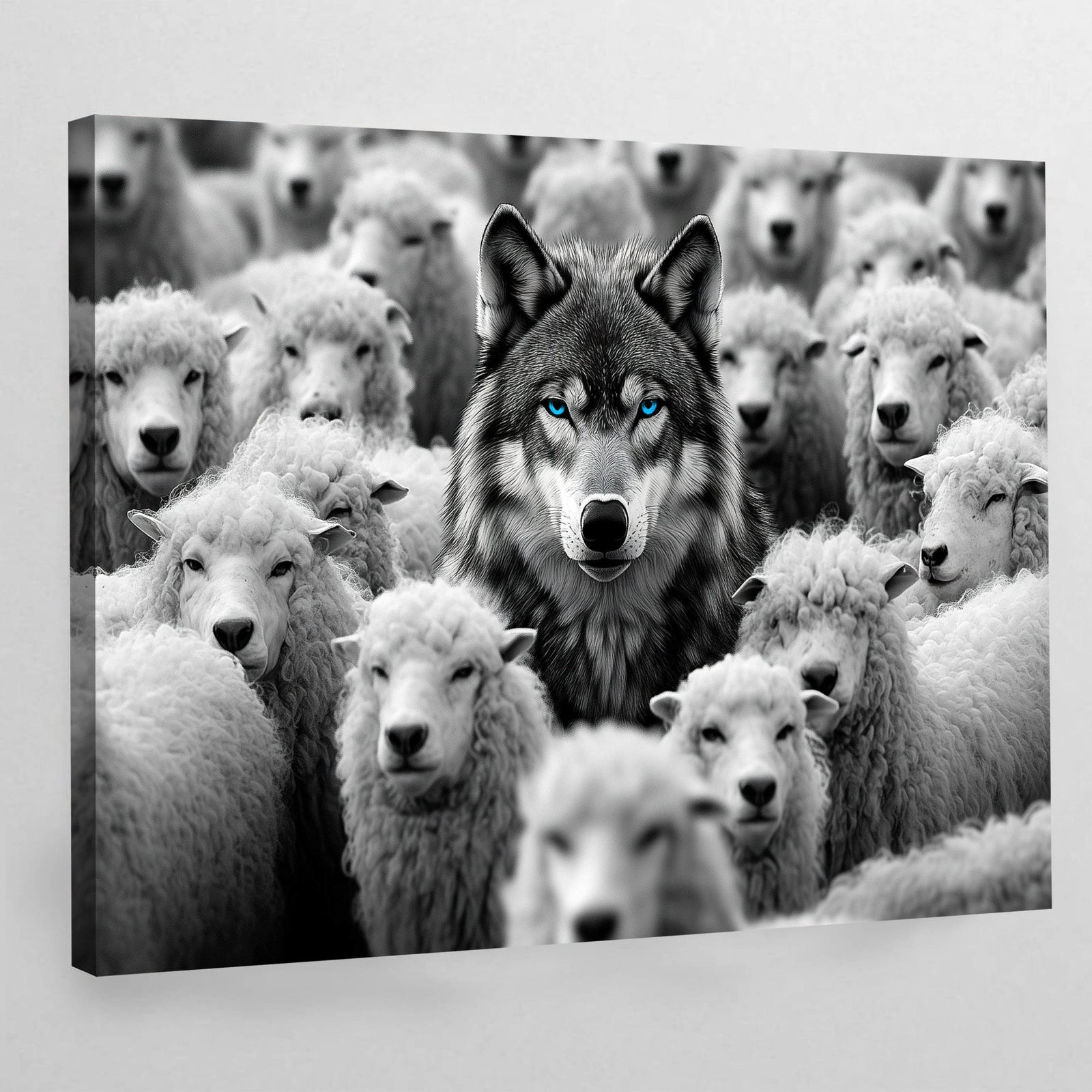 Wolf Among Sheep Motivational Wall Art - The Trendy Art