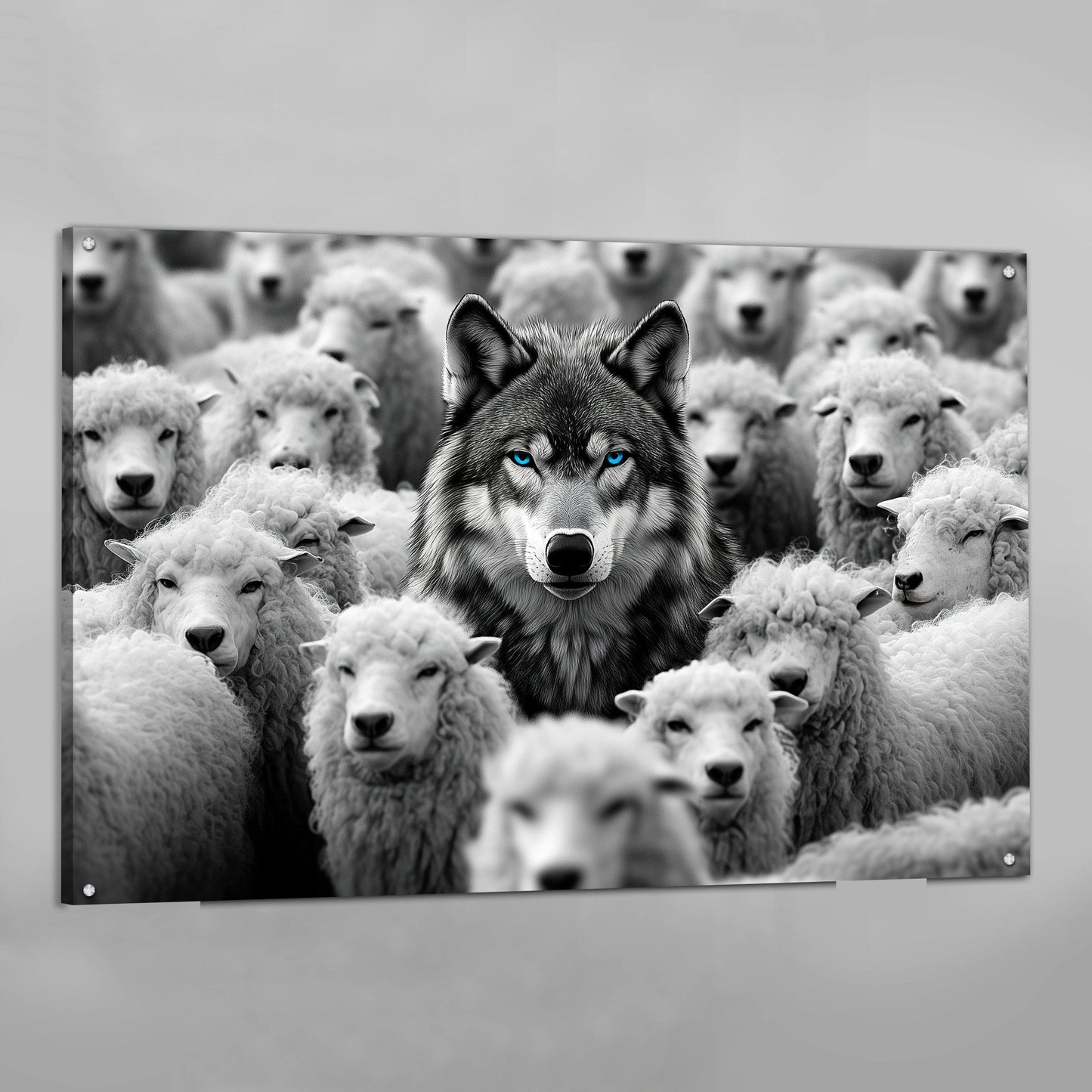 Wolf Among Sheep Motivational Wall Art - The Trendy Art