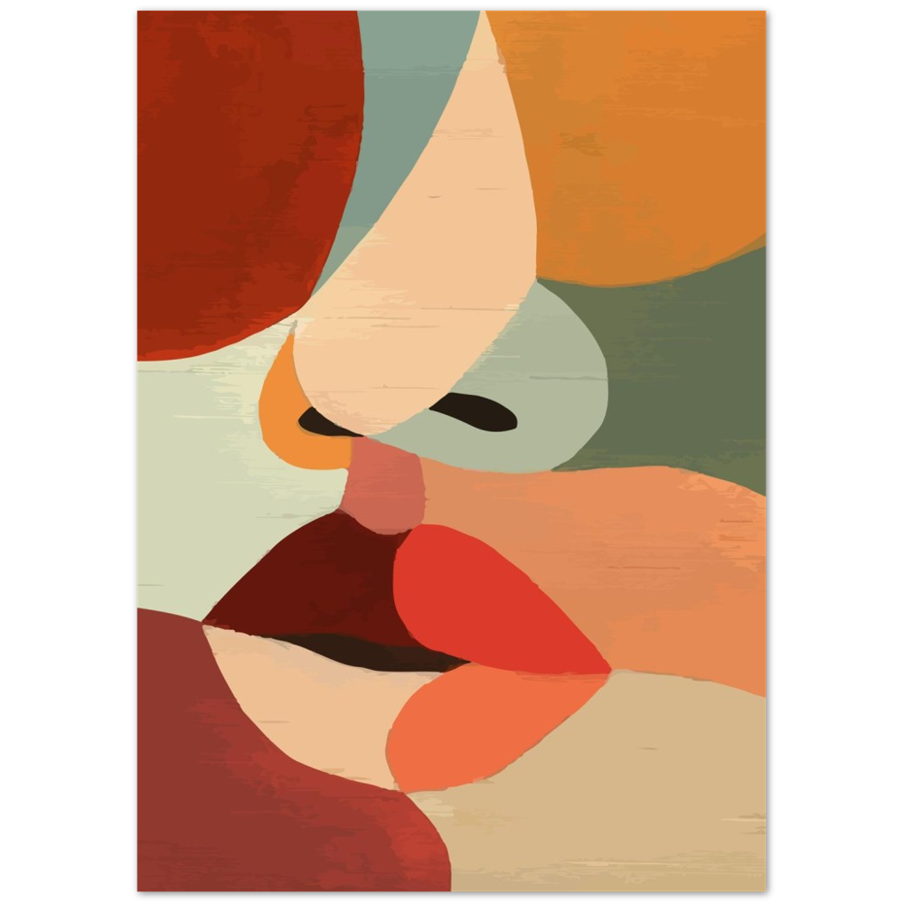 Abstract Face Art - The Trendy Art