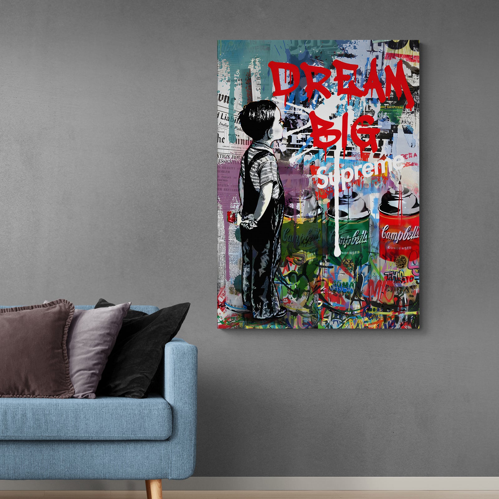 Canvas Graffiti Art - The Trendy Art