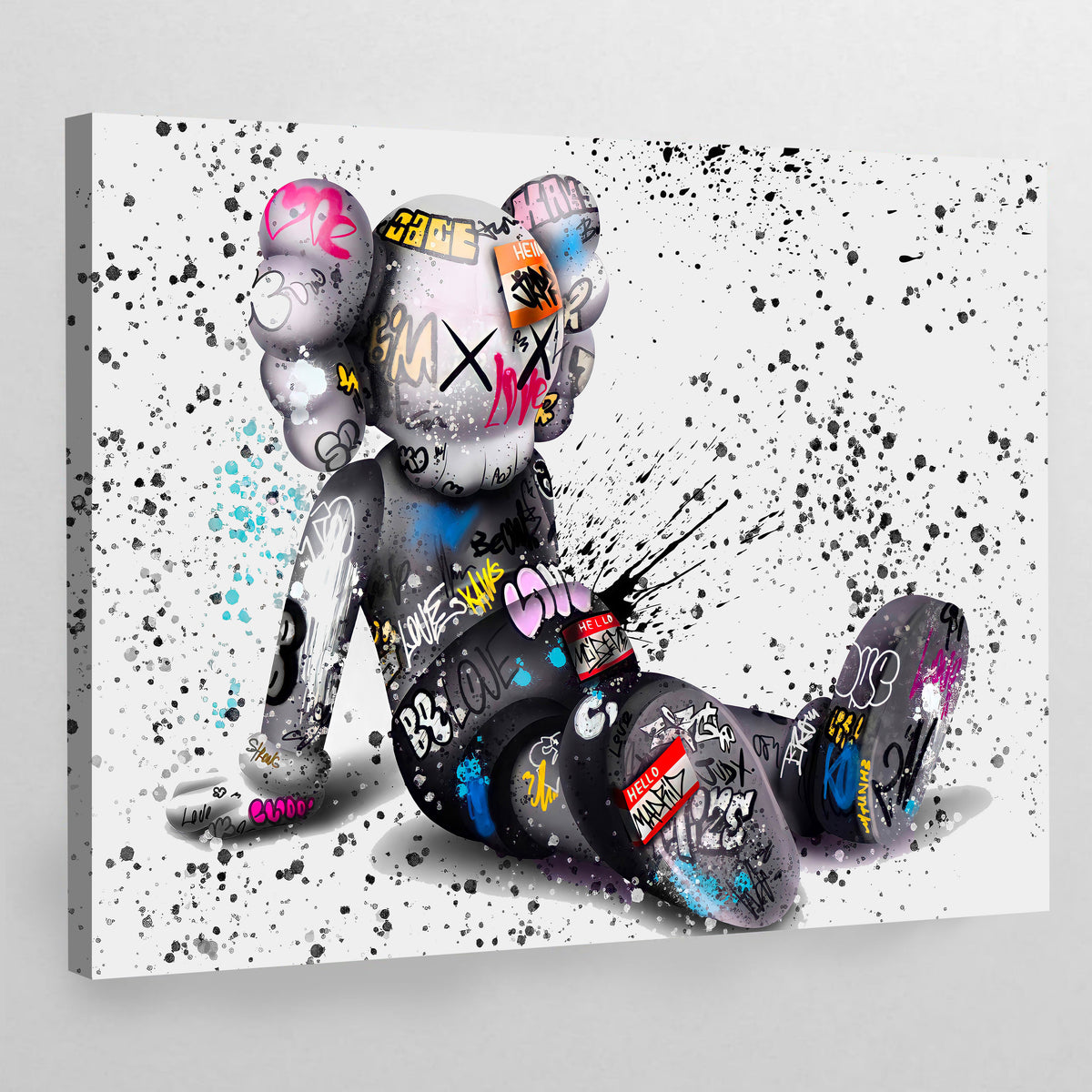 Toy Graffiti Canvas - The Trendy Art