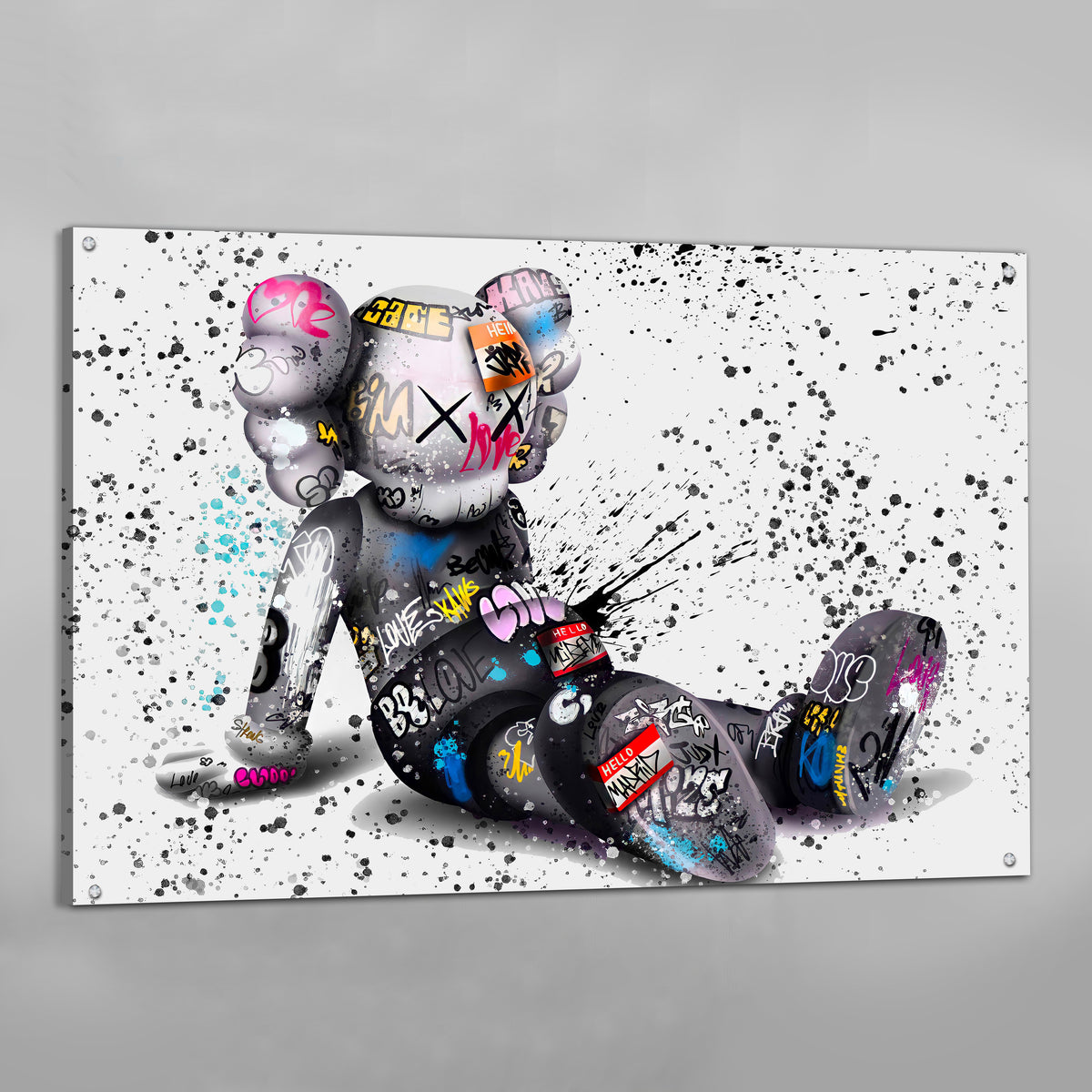 Toy Graffiti Canvas - The Trendy Art