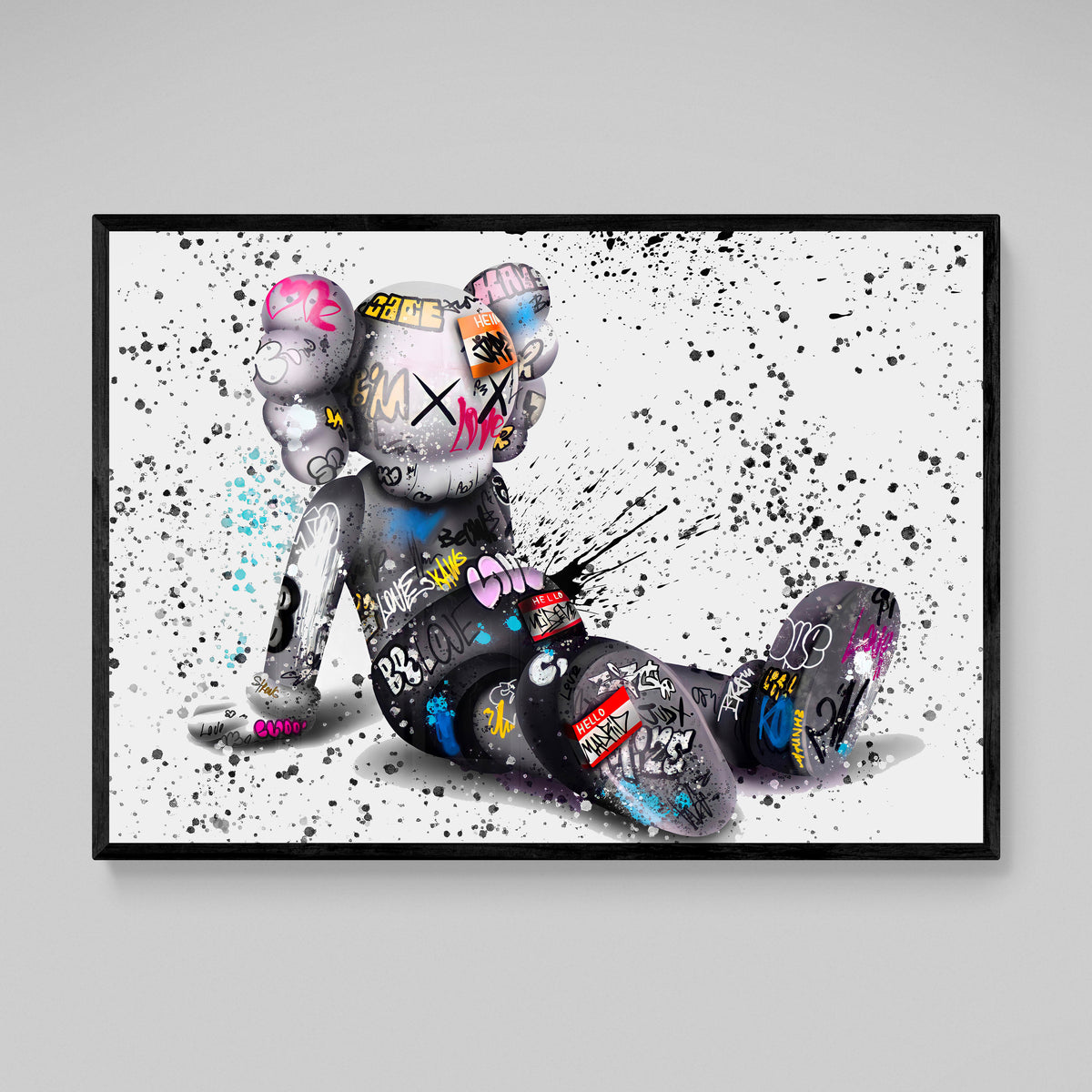 Toy Graffiti Canvas - The Trendy Art