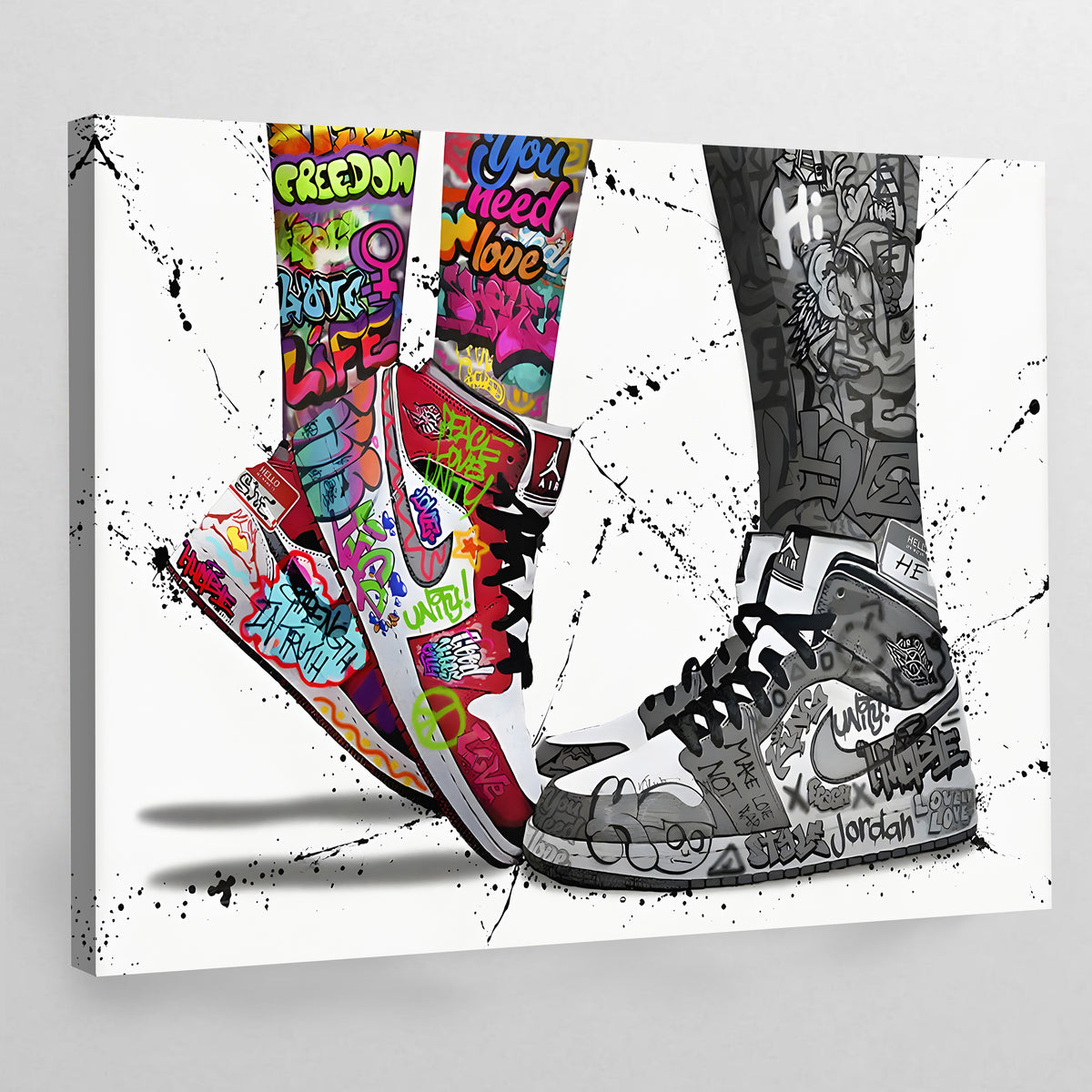 Large Graffiti Wall Art - The Trendy Art