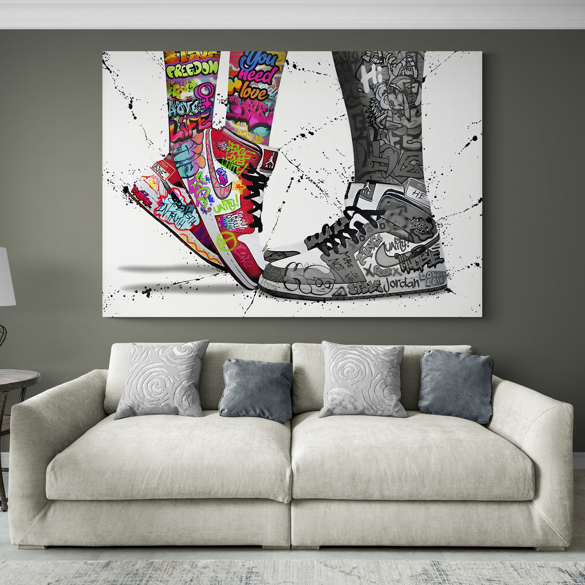 Large Graffiti Wall Art - The Trendy Art