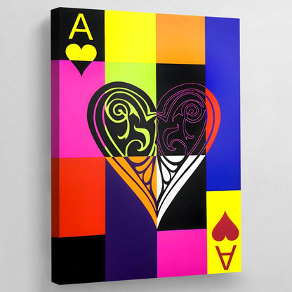 Ace Of Hearts Art - The Trendy Art