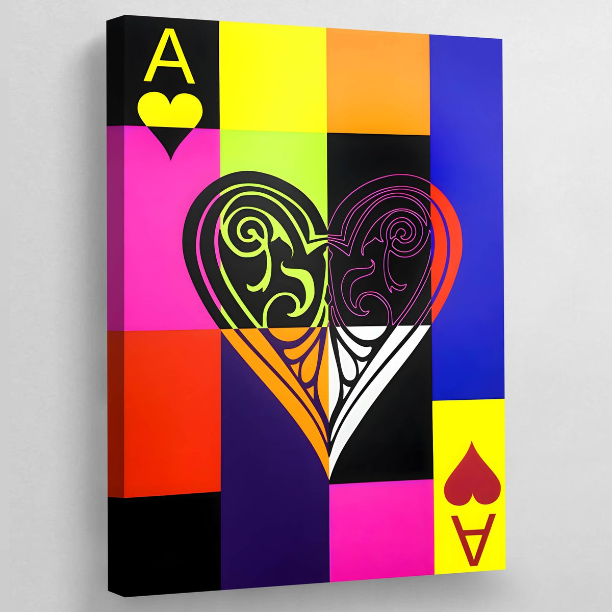 Ace Of Hearts Art - The Trendy Art