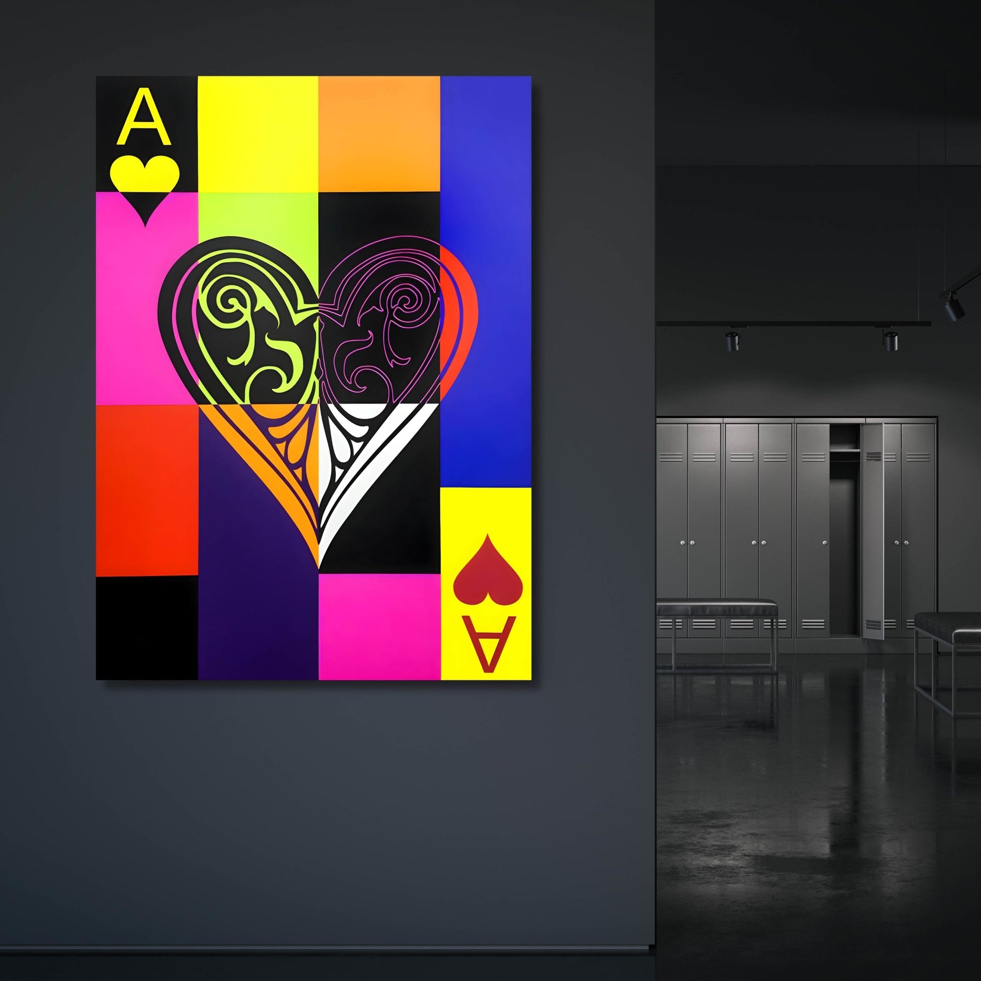 Ace Of Hearts Art - The Trendy Art