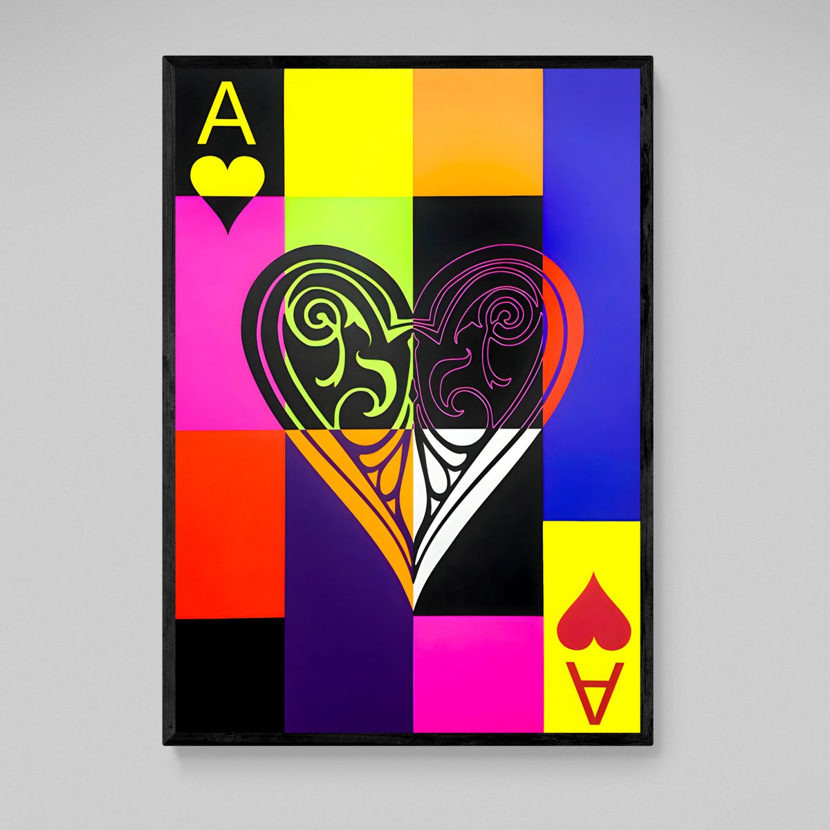 Ace Of Hearts Art - The Trendy Art