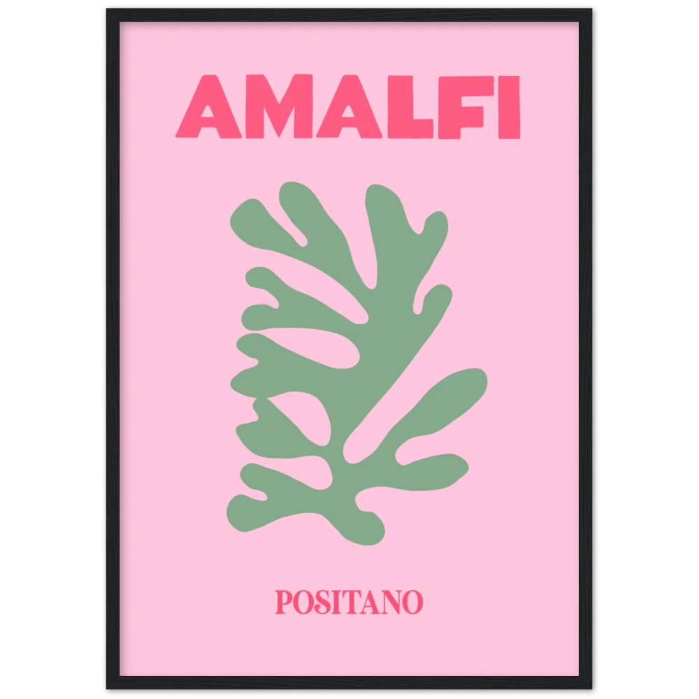 Amalfi Retro Wall Art - The Trendy Art