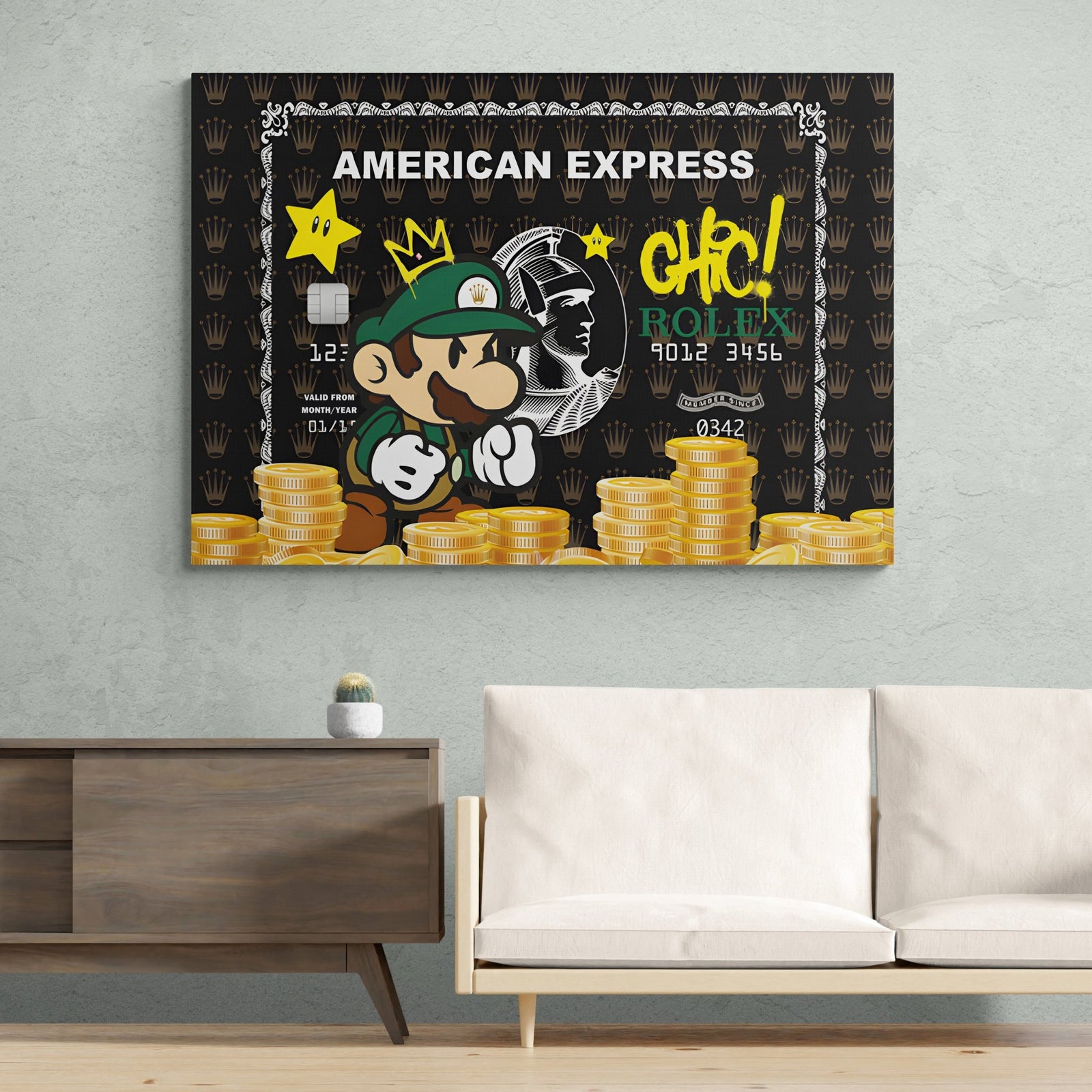 American Express Canvas Wall Art - The Trendy Art
