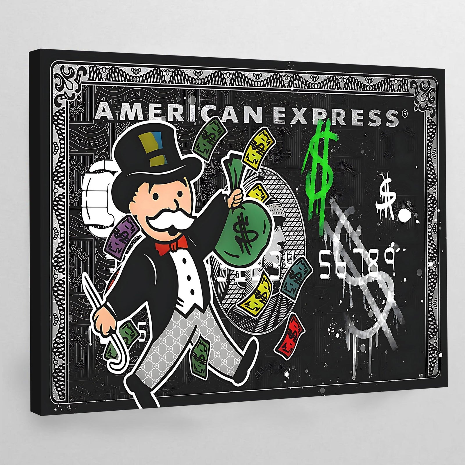 American Success Canvas Wall Art - The Trendy Art