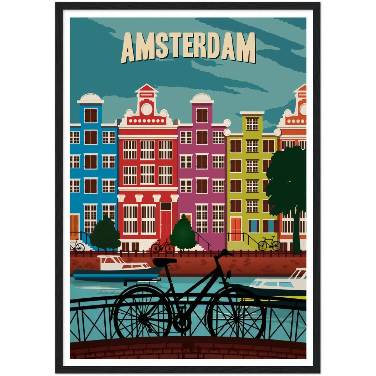 Amsterdam Wall Art - The Trendy Art