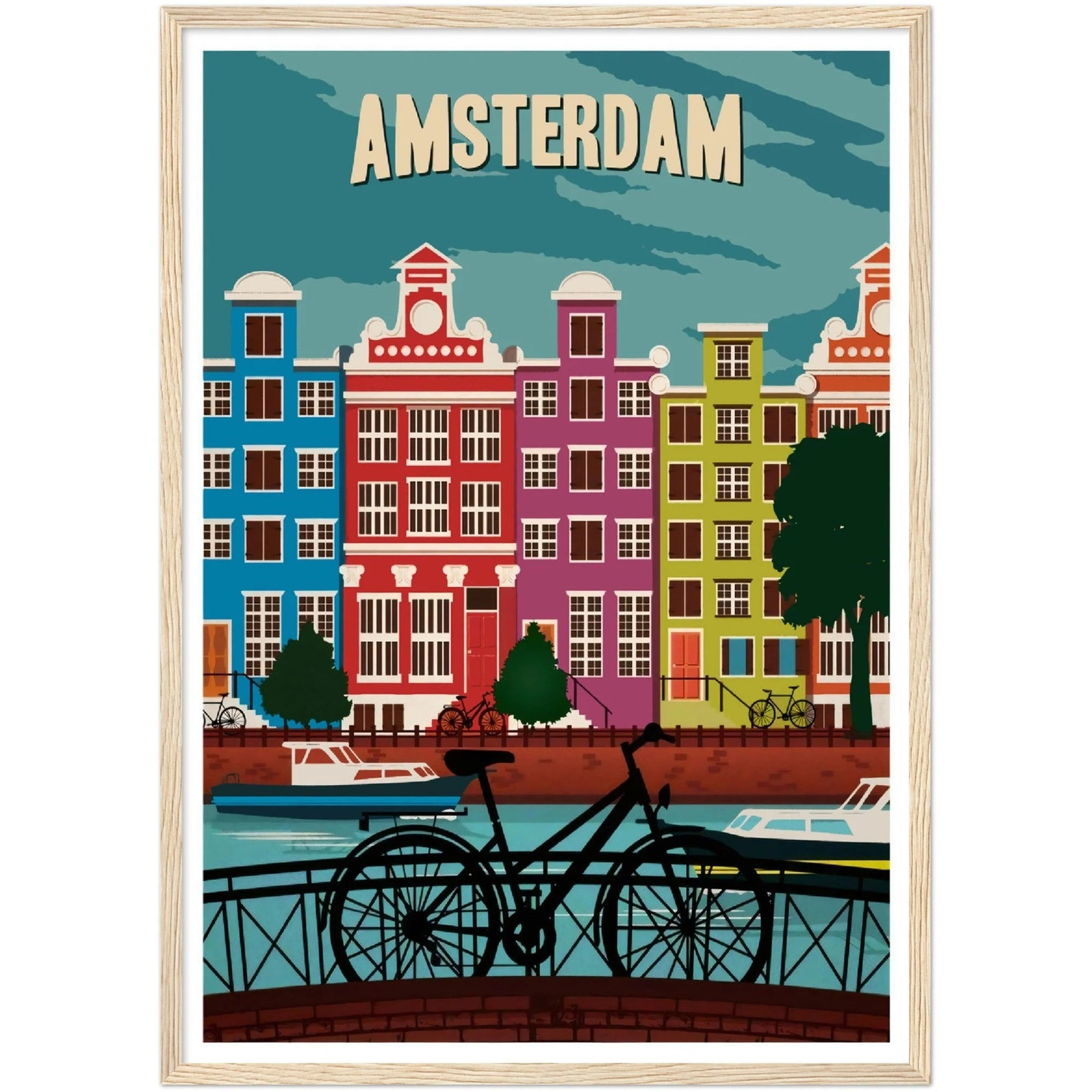 Amsterdam Wall Art - The Trendy Art