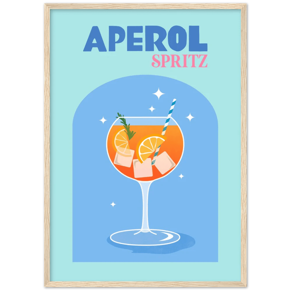 Aperol Spritz Cocktail Print