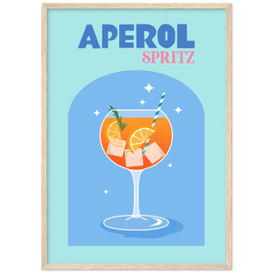 Aperol Spritz Retro Wall Art - The Trendy Art