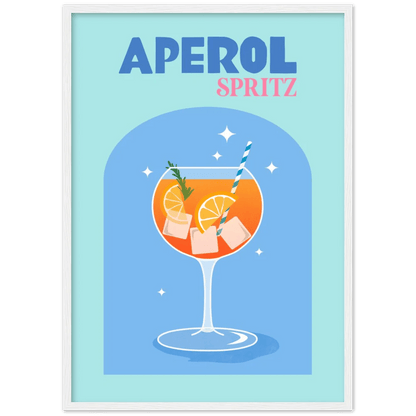 Aperol Spritz Retro Wall Art - The Trendy Art