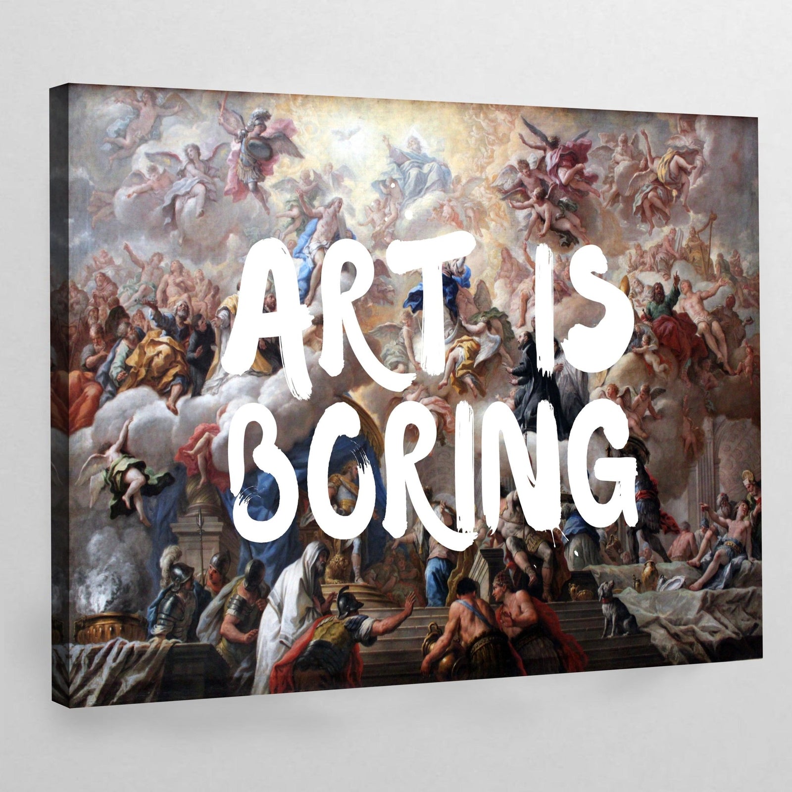 Art Is Boring Wall Art - The Trendy Art