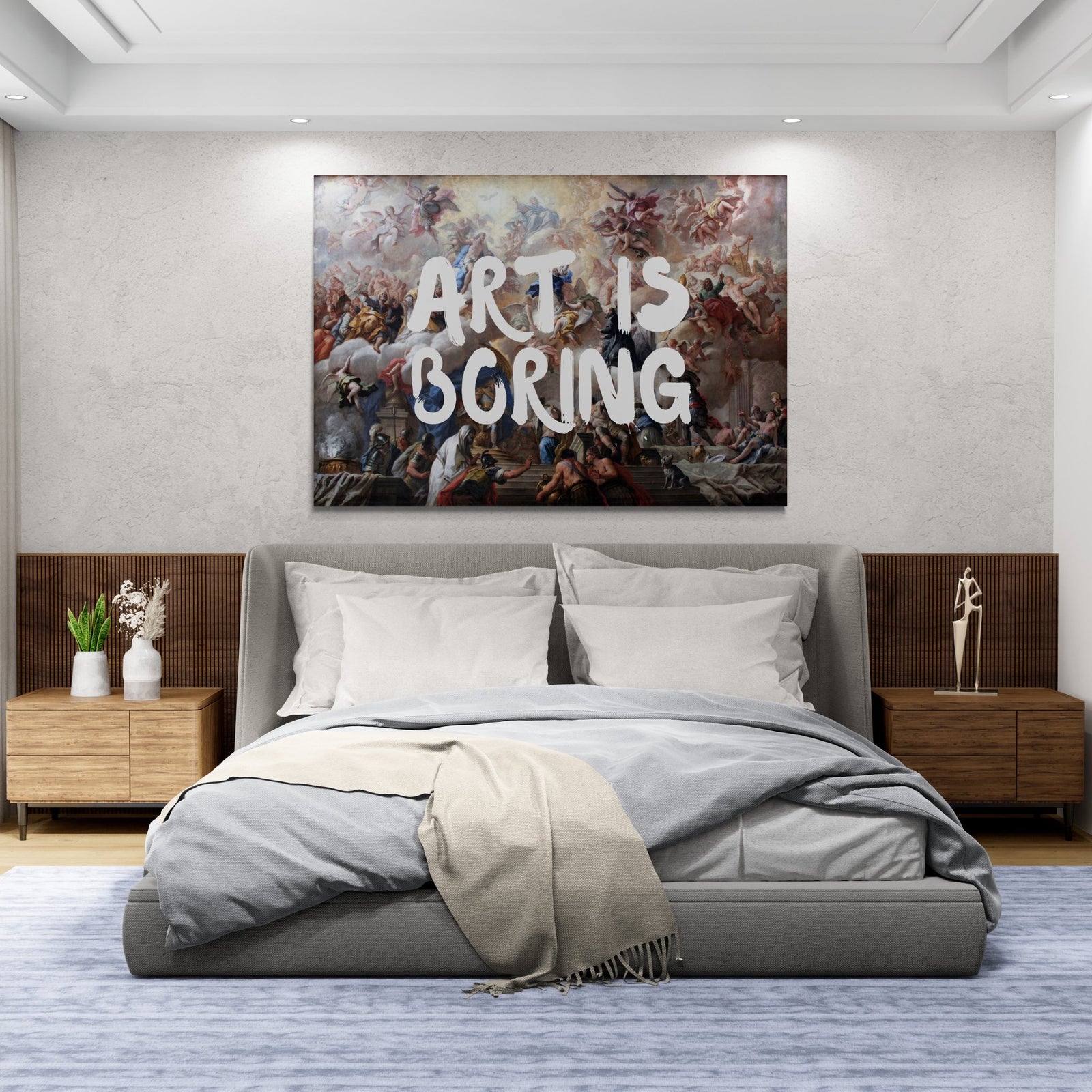 Art Is Boring Wall Art - The Trendy Art