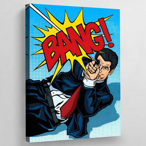 Bang Pop Art Canvas - The Trendy Art
