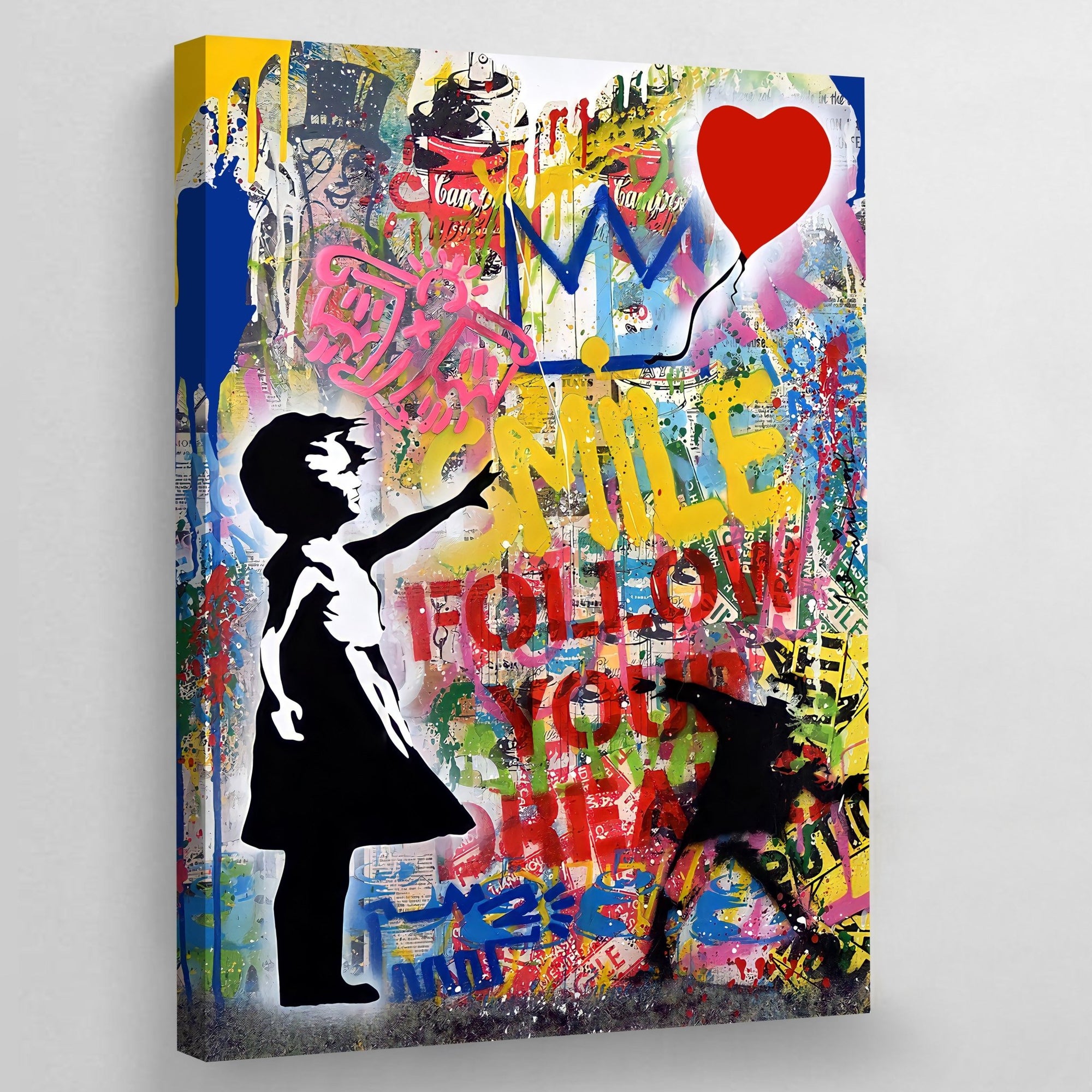 Banksy Girl With Balloon - The Trendy Art