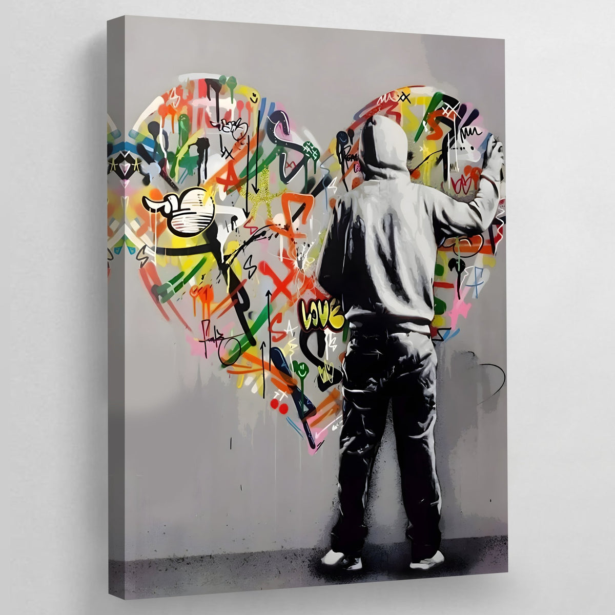 Banksy Graffiti Wall Art - The Trendy Art