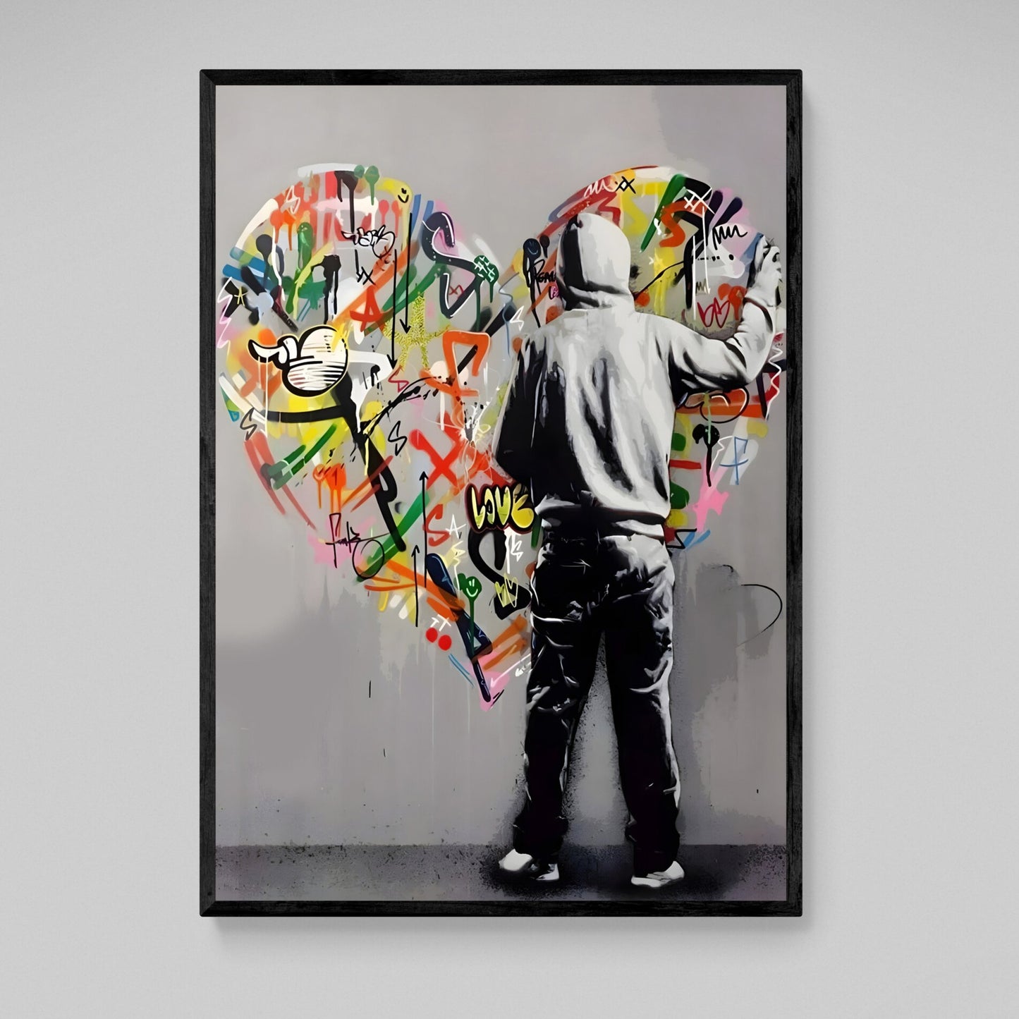 Banksy Graffiti Wall Art - The Trendy Art